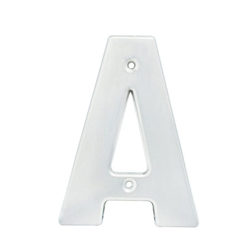 Letra A Bold 4" Cromo Satinado Lock L70AC