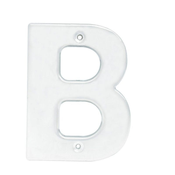 Letra B Bold 4" Cromo Satinado Lock L70BC - 1