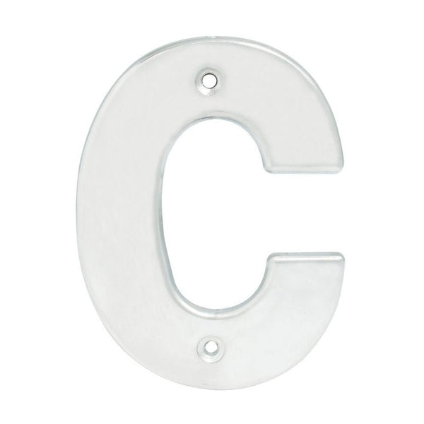Letra C Bold 4" Cromo Satinado Lock L70CC - 1
