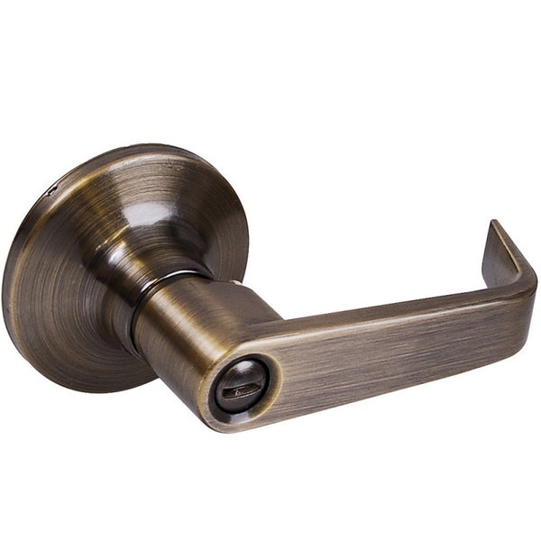 Manija Tubular Whistler Baño Latón Antiguo Lock LW630B - 1