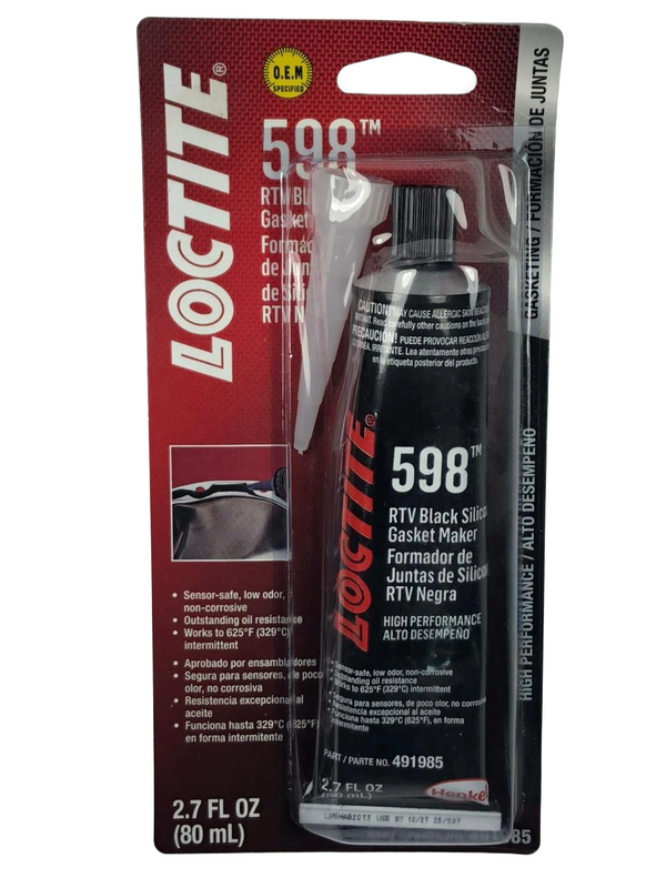 Silicon RTV Negro 80ml 598 Loctite HLOC37467 - 1