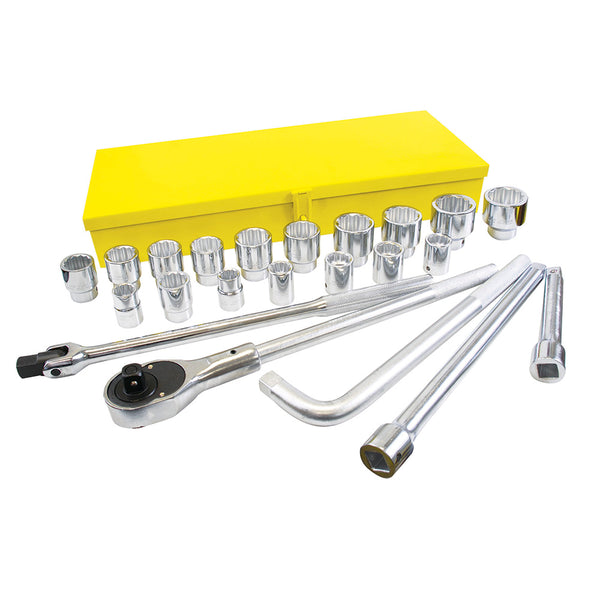 Juego de 23 Dados y Accesorios Combinados 3/4″ Surtek 105605 - 1