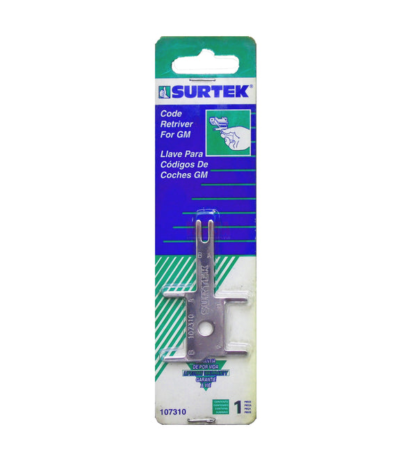 Llave para Codigos de Coches GM Surtek 107310 - 1