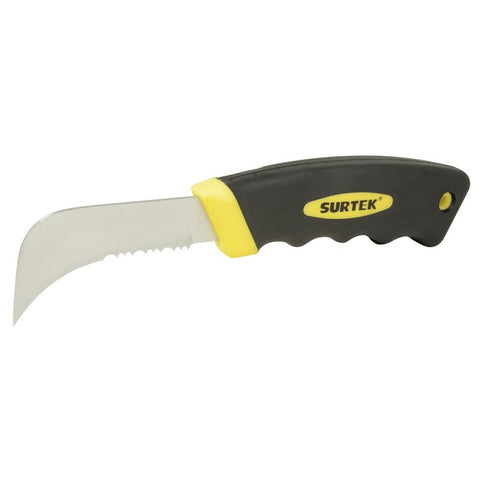 Cuchillo Dentado de Linóleo 8" Mango Bimaterial Surtek 120127