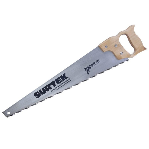 Serrucho con Mango de Madera Triple Filo de 24" Surtek 120248 - 1