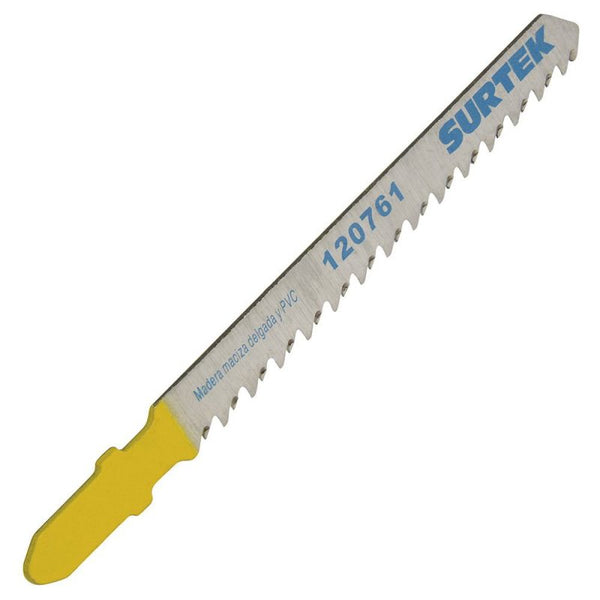Segueta para Sierra Caladora 10 dpp Acabado Fino Zanco T 5 Piezas Surtek 120761 - 1