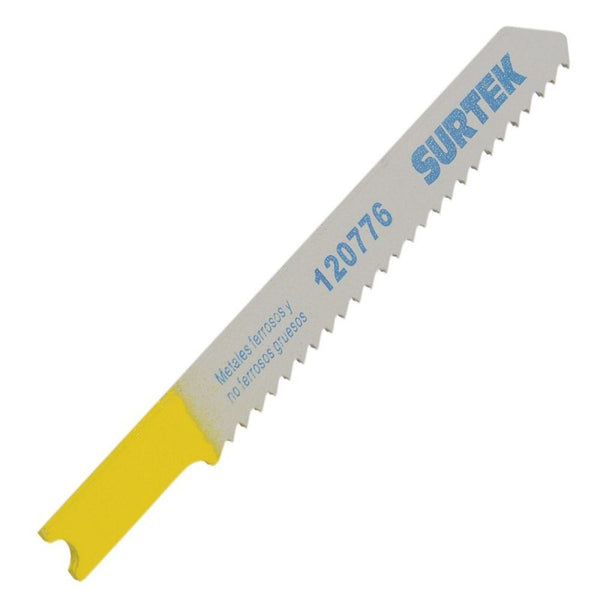 Segueta para Sierra Caladora 12 dpp Fino Zanco U 5 Piezas Surtek 120776 - 1