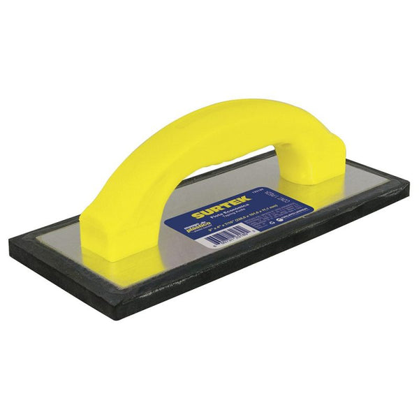 Flota de Hule Acabado Fino con Mango de Plástico 9" x 4" x 7/16" Surtek 123189 - 1