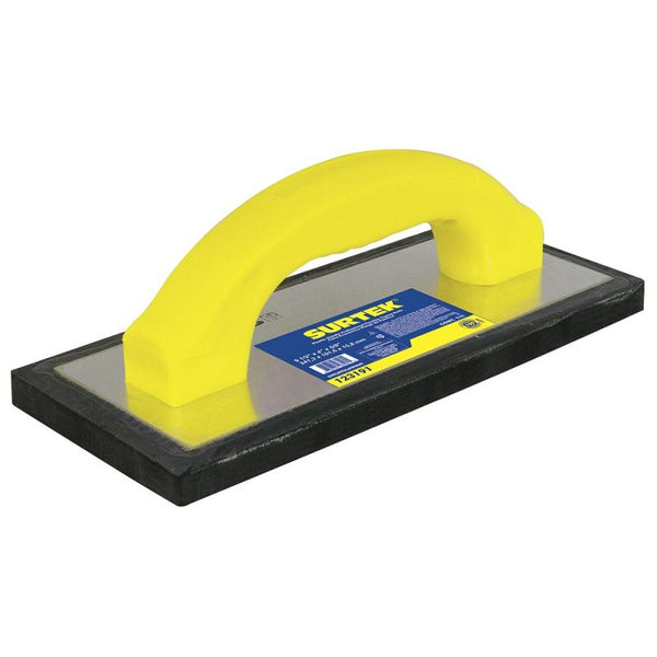 Flota de Hule Acabado Fino con Mango de Plástico 9-1/2" x 4" x 5/8" Surtek 123191 - 1
