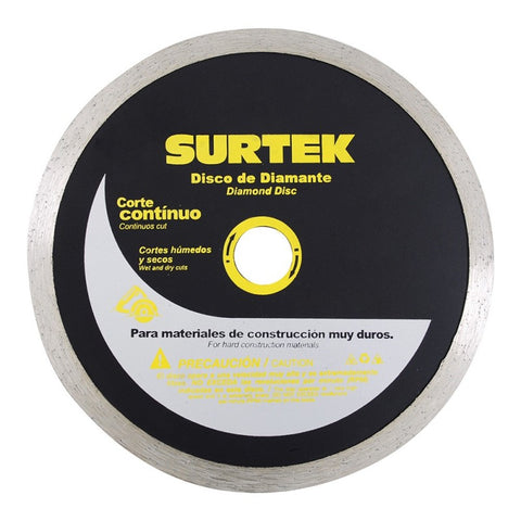 Disco de Diamante Corte Continuo 4" Surtek 123472