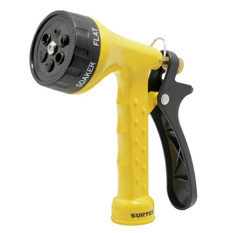 Pistola para Riego Metálica con 6 Funciones 3/4" GHT Surtek 130344