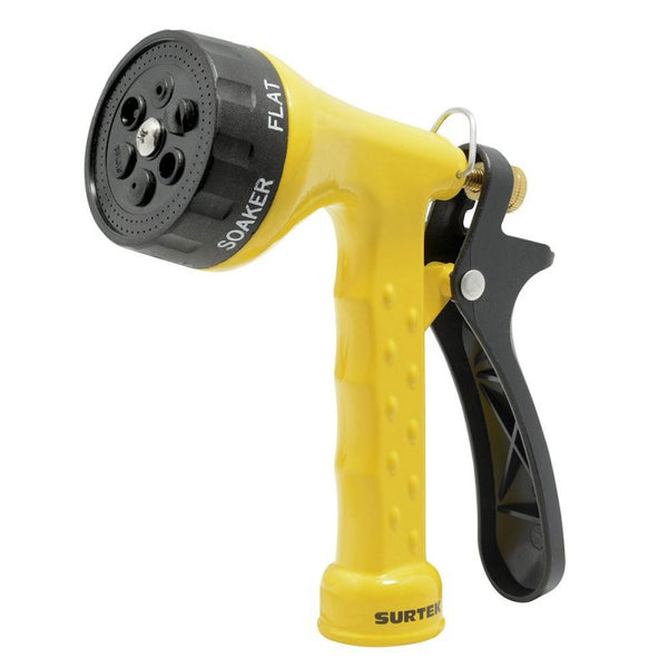 Pistola para Riego Metálica con 6 Funciones 3/4" GHT Surtek 130344 - 1