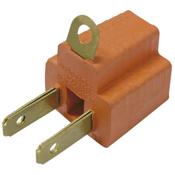 Adaptador Clavija de Aterrizado a Polarizado PVC 2 Piezas Surtek 136450 - 1