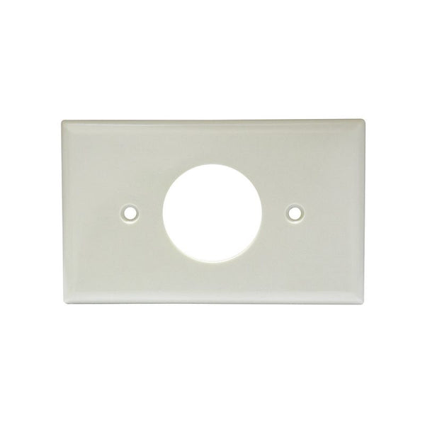 Placa Sencilla Plástica Línea Estándar Color Marfil Surtek 136601 - 1