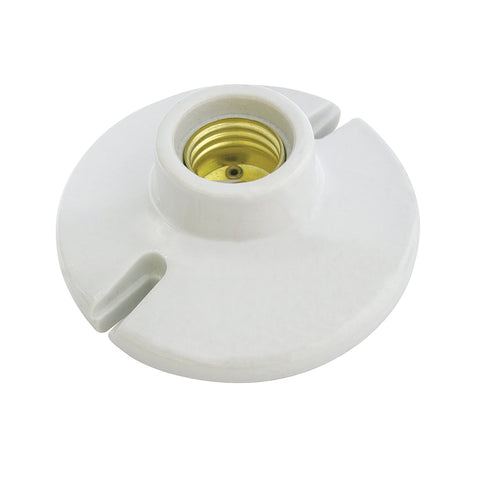 Portalámpara de Porcelana Redondo para Techo 4″ 127V Surtek 136664