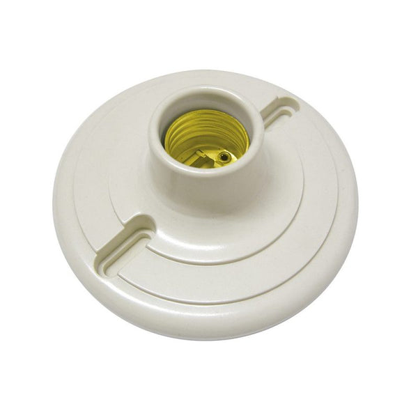 Portalámpara Redonda de Baquelita para Techo 4" Surtek 136665 - 1