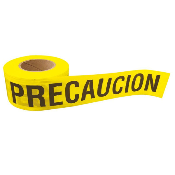 Cinta para Barricada "PRECAUCION" Ancho 3" de 304 m Surtek 137300 - 1