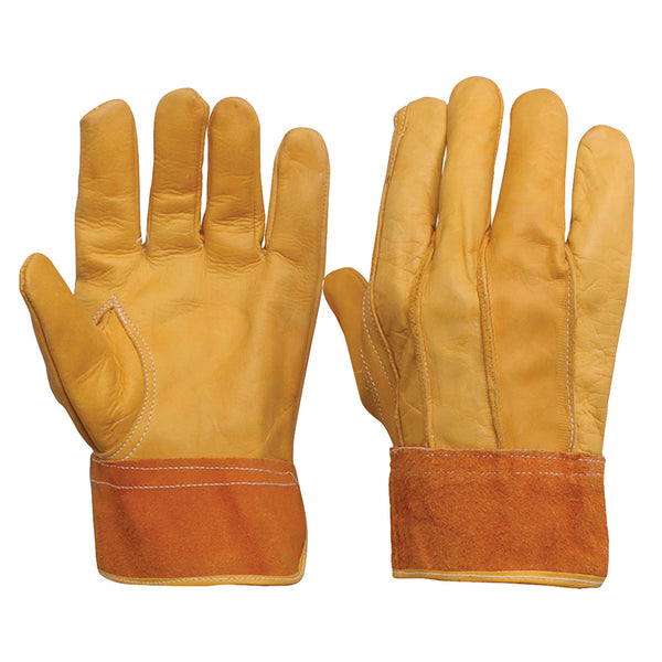 Guantes Cortos de Operador Piel de Res Surtek 137413 - 1
