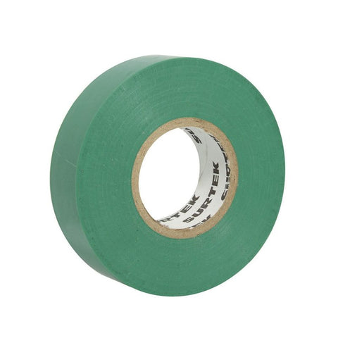 Cinta para Aislar Verde 19 mm x 18 m Surtek 138004