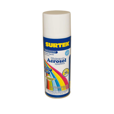Pintura en Aerosol Blanco Brillante 400ml Surtek 139800