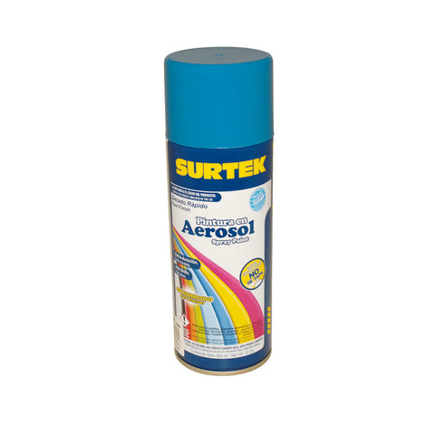 Pintura en Aerosol Azul Organico 400ml Surtek 139806