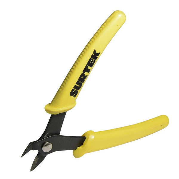 Mini Pinza para Electrónica con Mango Bimaterial de 5" Corte Diagonal Surtek 948 - 1