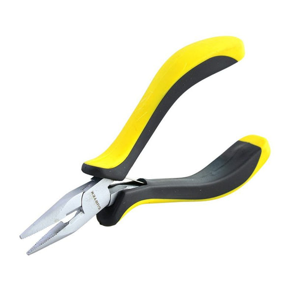 Mini Pinza para Electrónica con Mango Bimaterial de 4-3/4" Corte Lateral Surtek 951 - 1