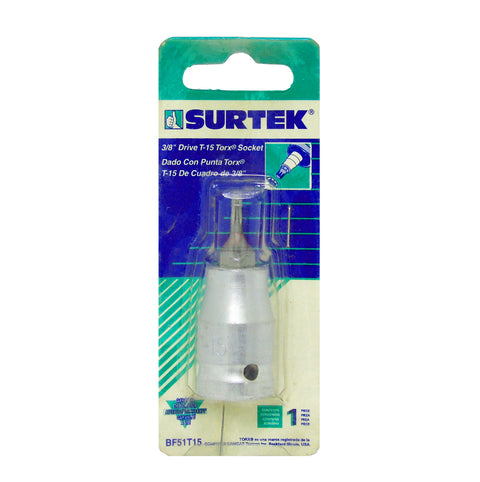 Dado 3/8" con Punta Torx T15 Surtek BF51T15