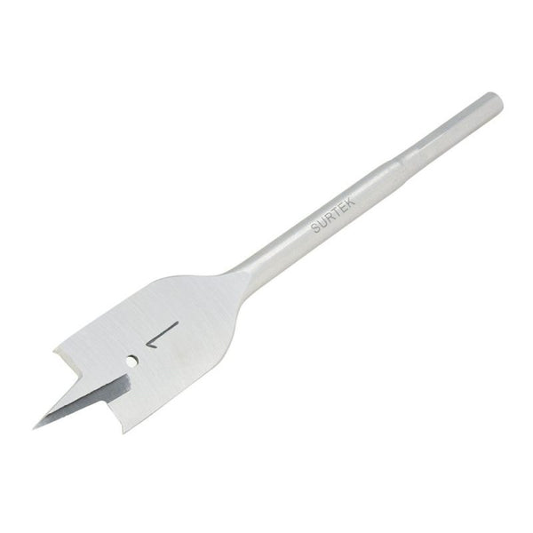 Broca para Madera de Acero Al Carbono Tipo Manita 1-1/8" Zanco de 1/4" Surtek BP1 1/8 - 1