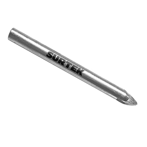 Broca para Vidrios y Azulejos de Acero con Cabeza de Carburo de Tungsteno 1/4″ Surtek BVS14