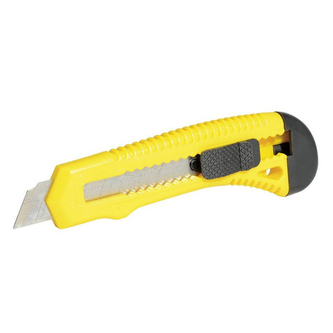 Cutter con Cuerpo de Plástico de 18 mm Cambio Automático de Navaja Surtek CUTF8