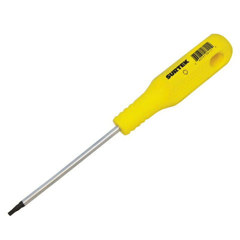 Destornillador con Mango Amarillo Punta Torx T25 x 4" Surtek D4325