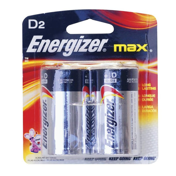 Pila Alcalina Energizer D 2 Piezas Surtek E95BP-2 - 1