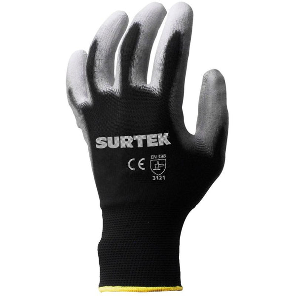 Guantes de Nailon con Recubrimiento de Poliuretano Talla Chica Surtek GNPC - 1