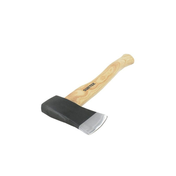 Hacha Cazadora con Cabeza Forjada en Acero con Mango de Madera 14" 1-1/4 lb Surtek HC11/4 - 1