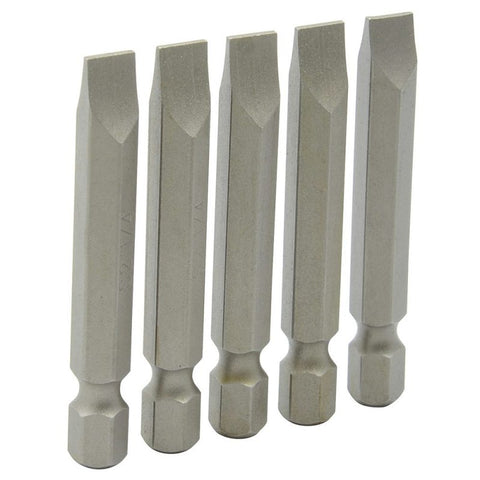 Punta Plana para Destornillador Hexágono de 1/4", 3/16" x 2" Surtek PF523