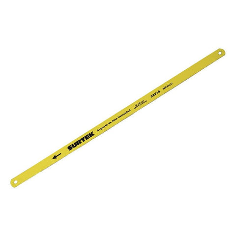 Segueta de Acero Alta Velocidad 12" 18 DPP Surtek SAV18