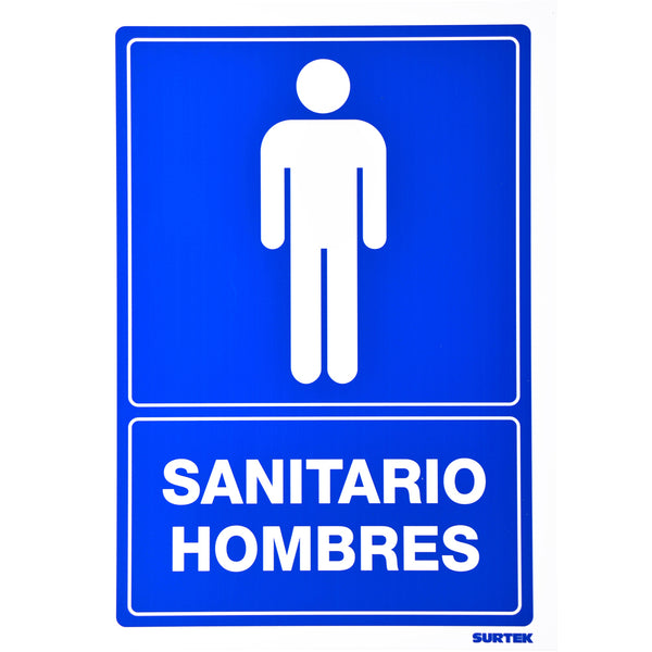 Señal de Sanitario Hombres Surtek SES13 - 1