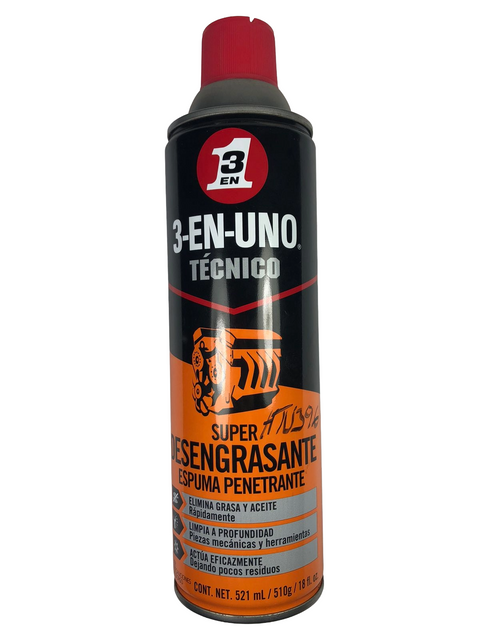 Super Desengrasante Espuma Penetrante 521ml 3 en 1 HTU396