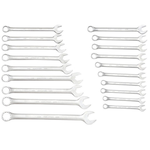 Juego 19 Llaves Combinadas Pulido Espejo 12 Puntas Metricas Urrea 120070M