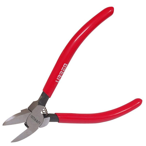 Pinza Corte al Ras para Plástico y Materiales No Ferroso con Mango Rubber Grip 6" Urrea 212G