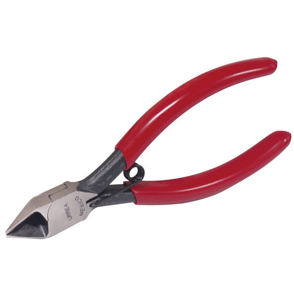 Pinza para Electrónica con Mango Rubber Grip Corte Diagonal de 4-3/16" Urrea 28140 - 1