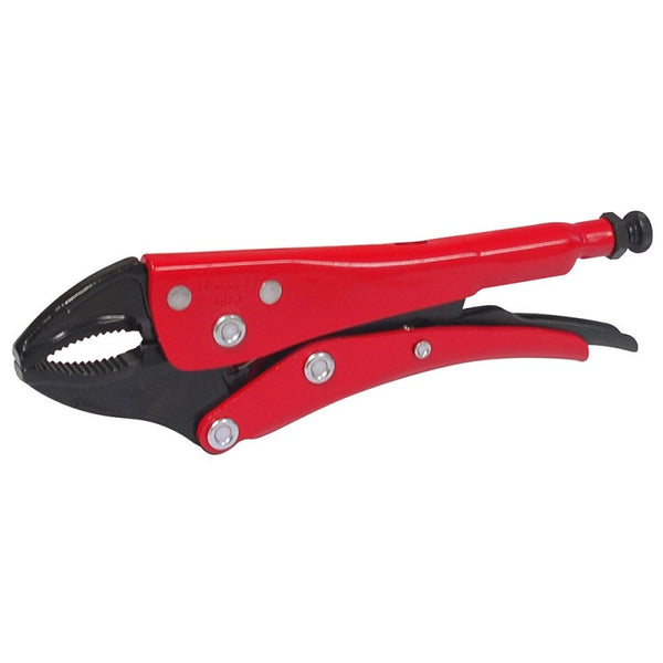 Pinza de Presión Quijada Curva con Corta Alambre 10" Urrea 4103 - 1