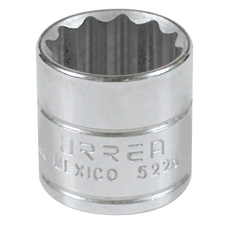 Dado Cuadro de 3/8" 12 Puntas en Pulgadas 7/8" Urrea 5228