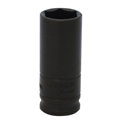 Dado de Impacto Largo Cuadro de 3/8" 6 Puntas Métrico 23 mm Urrea 7023M