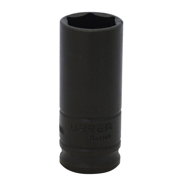 Dado de Impacto Largo Cuadro de 3/8" 6 Puntas Métrico 23 mm Urrea 7023M - 1