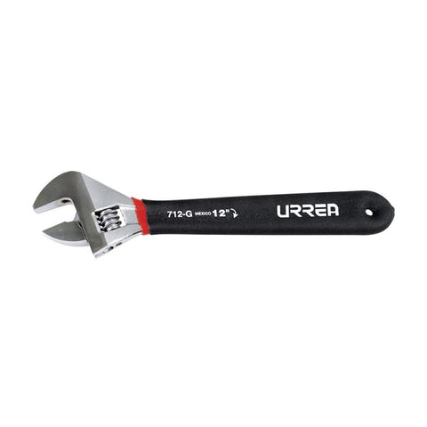 Llave Ajustable 12" Ruber Grip Urrea 712G