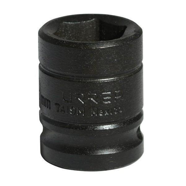 Dado de Impacto Cuadro de 1/2" 6 Puntas Métrico 19 mm Urrea 7419M - 1