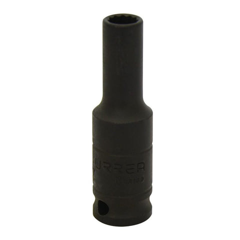 Dado de Impacto Largo Cuadro de 3/8" 12 Puntas en Pulgadas 5/16" Urrea 7710