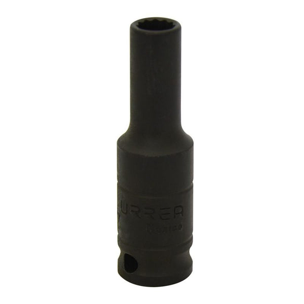 Dado de Impacto Largo Cuadro de 3/8" 12 Puntas en Pulgadas 5/16" Urrea 7710 - 1